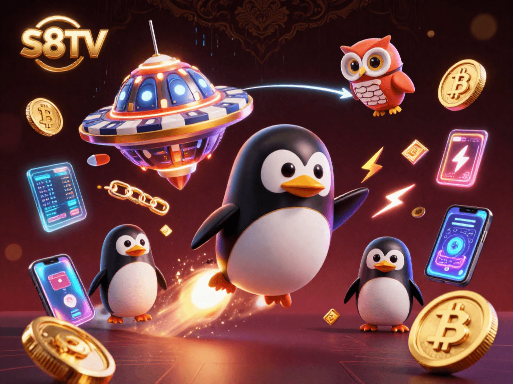 Experience winning thrills at S8TV with dynamic 3D casino gaming elements and cosmic adventure.