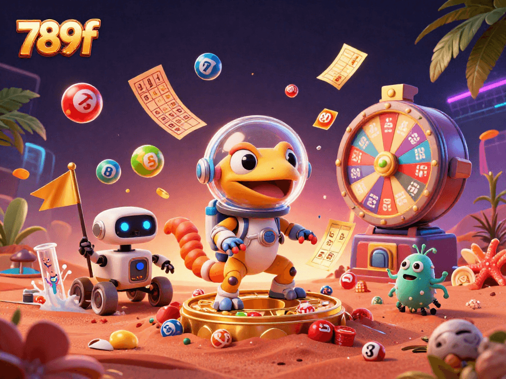 Experience excitement with 789f as the Martian gecko discovers a golden casino in vibrant 3D.
