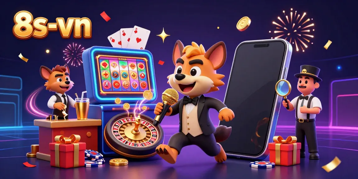 Join the laughter at the 8s-vn comedy casino with vibrant slot games and hyena antics.