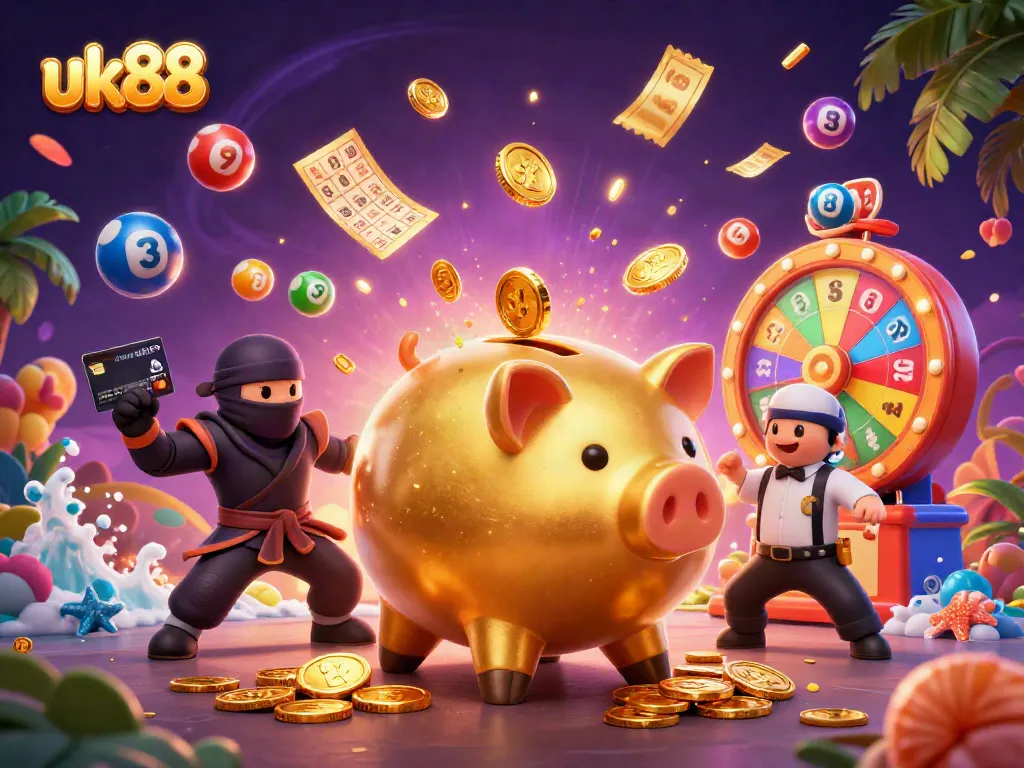 uk88's vibrant gambling scene showcasing dynamic casino action and engaging game elements