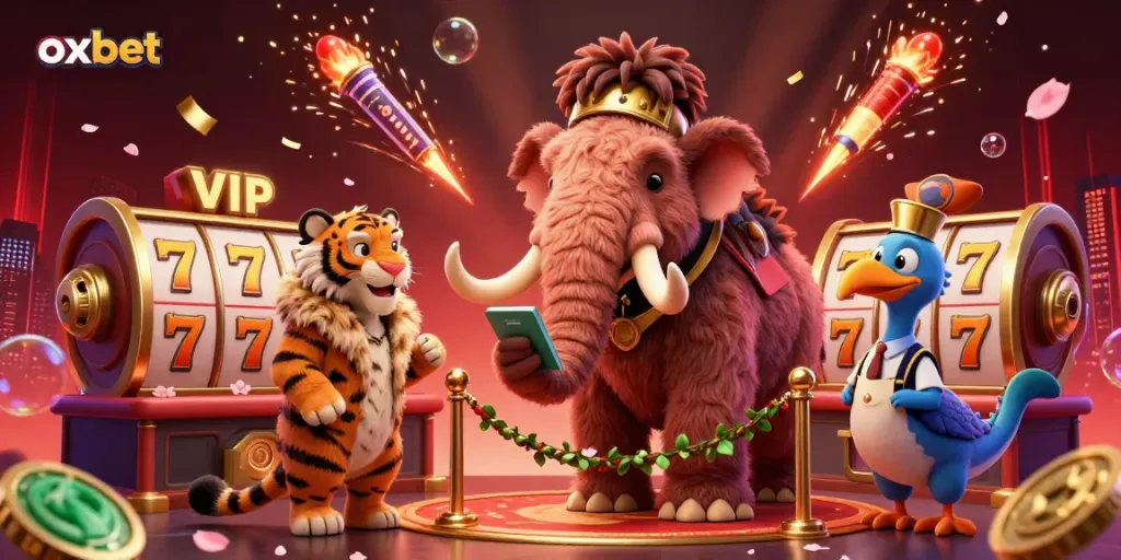 Experience thrilling games at oxbet casino with vibrant characters and dynamic elements.