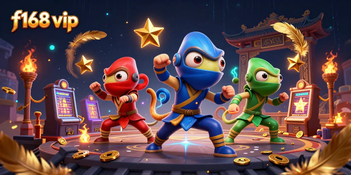 Engage with f168 vip through thrilling slot action featuring dynamic ninja chameleons.