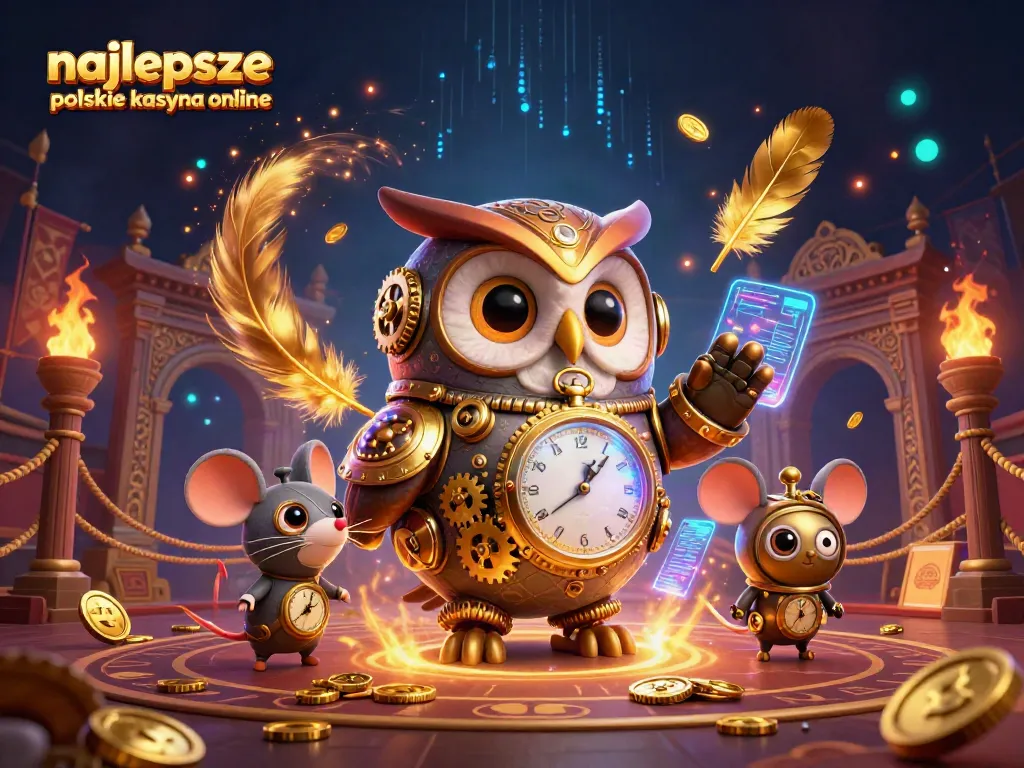 Experience najbolesze polskie kasyna online with vibrant steampunk-themed casino elements and dynamic game action.