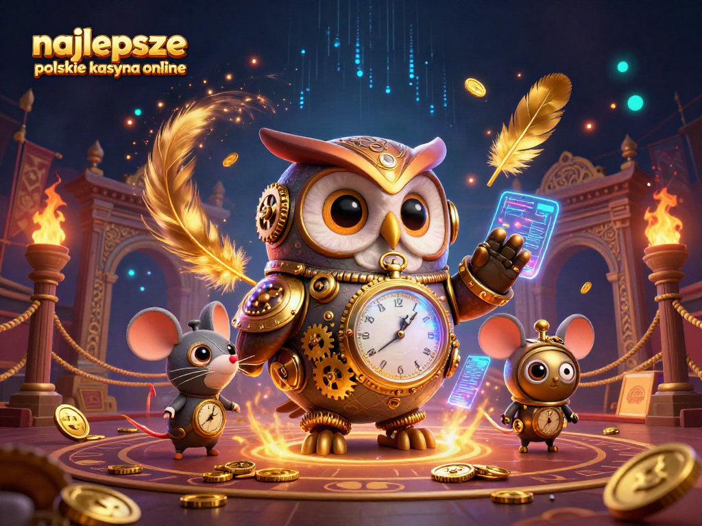 Experience najbolesze polskie kasyna online with vibrant steampunk-themed casino elements and dynamic game action.