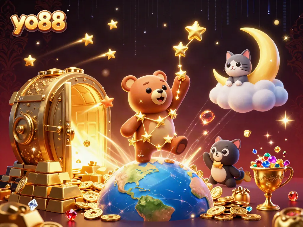 Engage with yo88's vibrant online gaming experience featuring treasures and exciting elements.