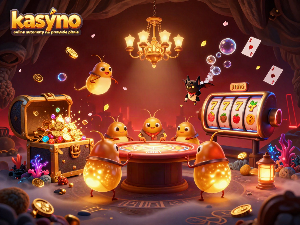Experience kasyno online automaty na prawdziwe pieniądze with thrilling slot games amidst a vibrant casino atmosphere.