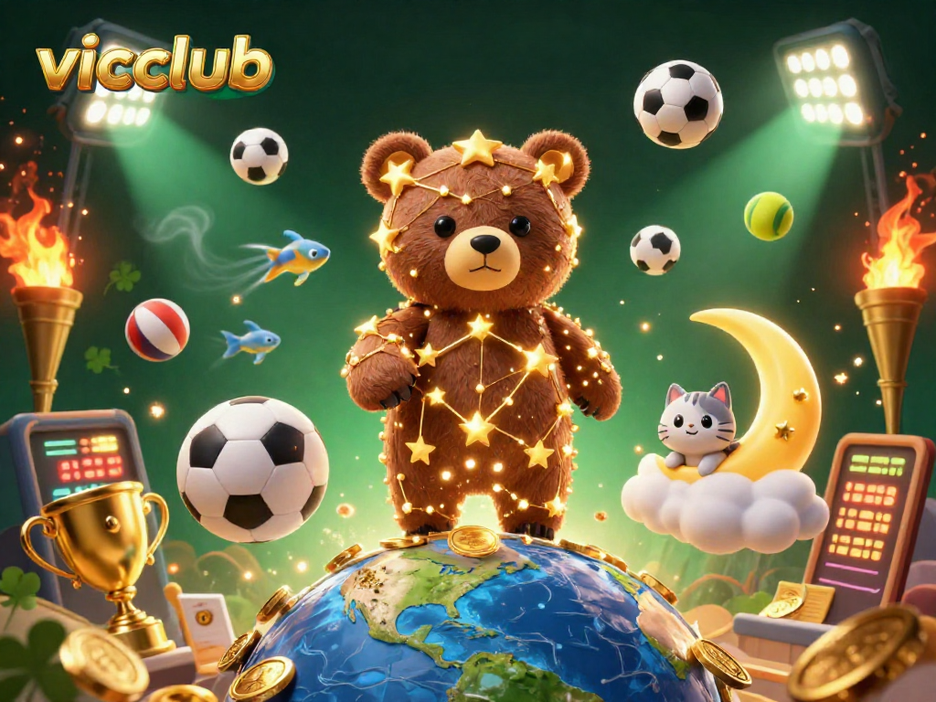 Join the excitement at vicclub with dynamic sports-themed imagery, showcasing winning moments and thrilling bets.