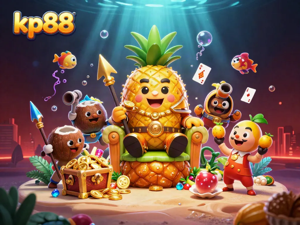 Experience kp88 with vibrant gaming characters and action, highlighting an exciting casino scene.