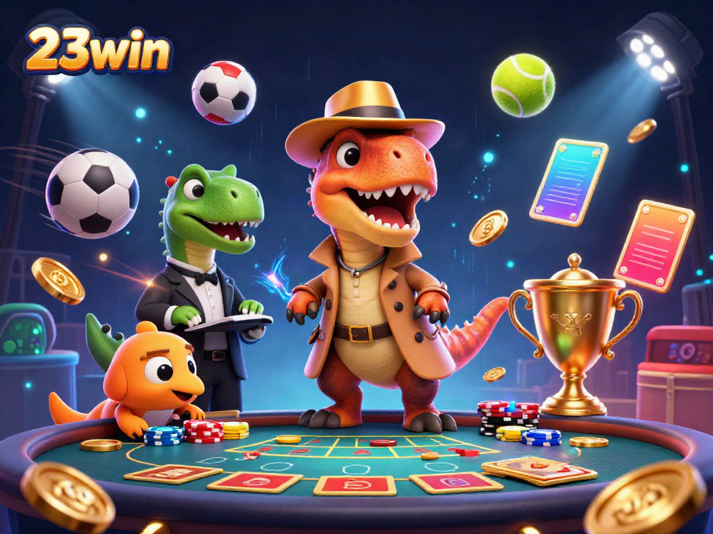 23win velociraptor card counter blending in at a blackjack table with sports elements around