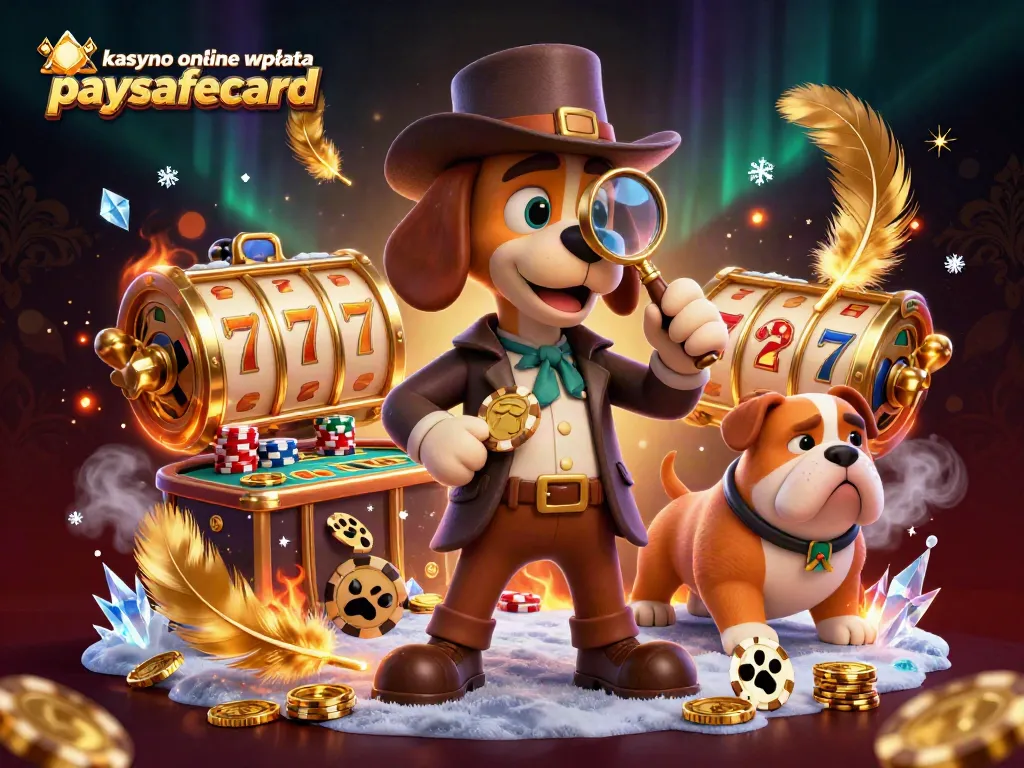 Experience the thrill of kasyno online wpłata paysafecard with a dynamic scene and immersive characters engaging in casino activities.