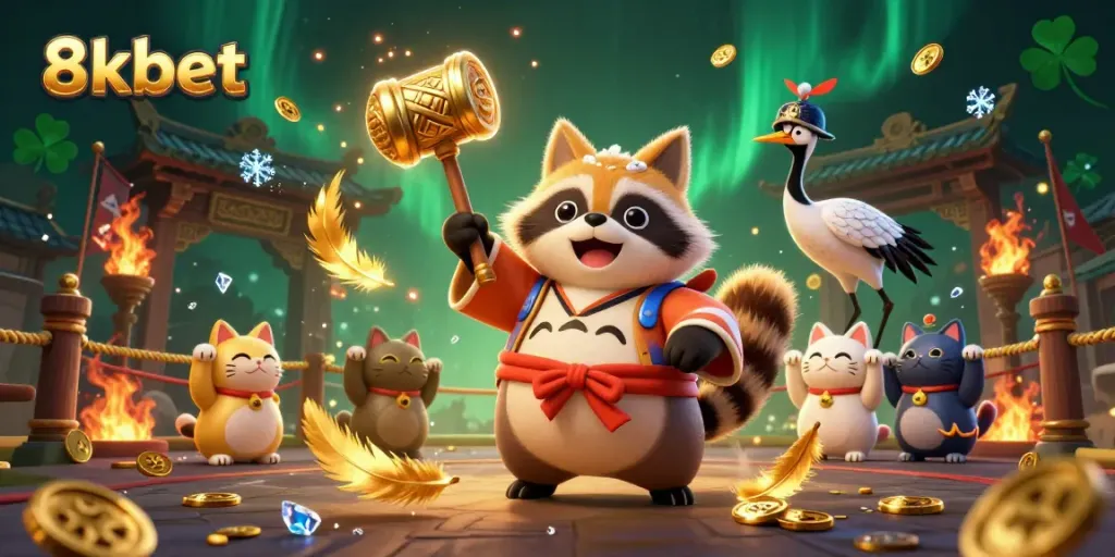 Experience thrilling games at 8xbet with dynamic casino adventures and festive characters.