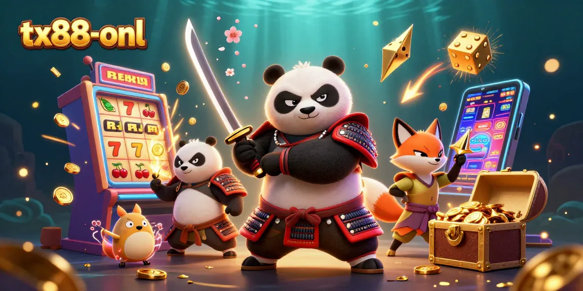 Engage in thrilling gameplay at tx88-onl with vibrant cartoon characters in a winning casino atmosphere.