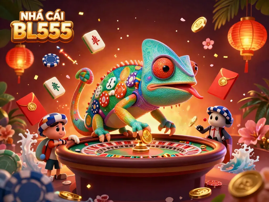 Experience thrilling gameplay at NHÀ CÁI BL555 with vibrant casino elements and stunning visuals.