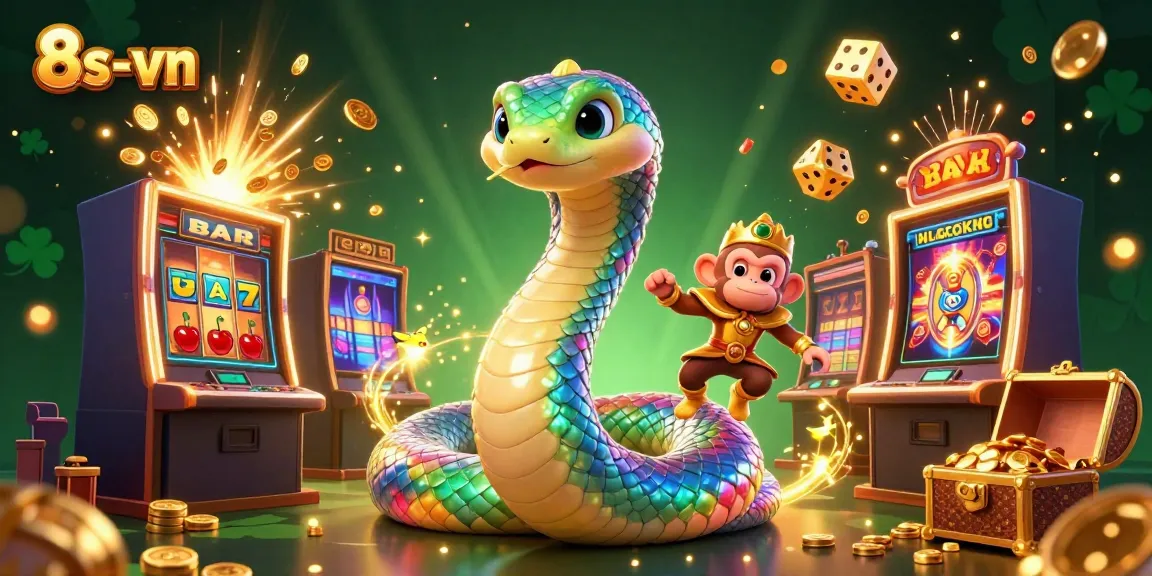 Experience the thrill of 8s-vn with vibrant slots, lucky symbols, and magical characters.