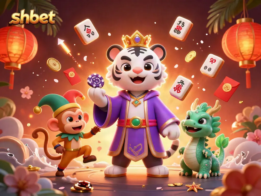 Engage in thrilling gaming at shbet with vibrant 3D characters and exciting casino elements.