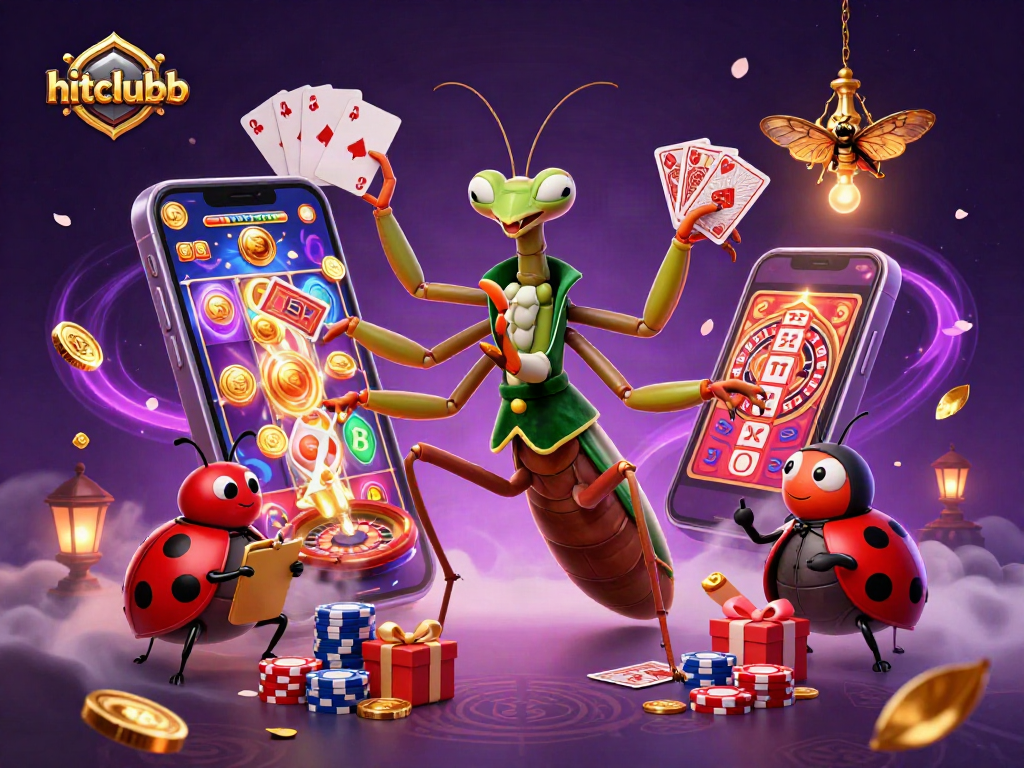 Engage in thrilling gameplay at hitclubb with vibrant characters and casino elements.