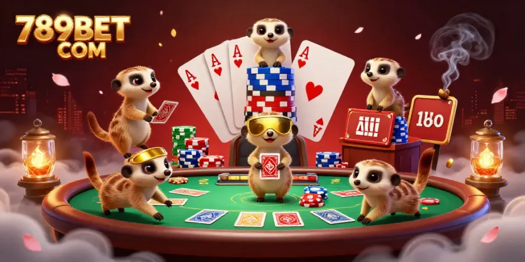 Experience thrilling moments of casino excitement with 789BET COM's vibrant meerkat themes and rich gaming action.