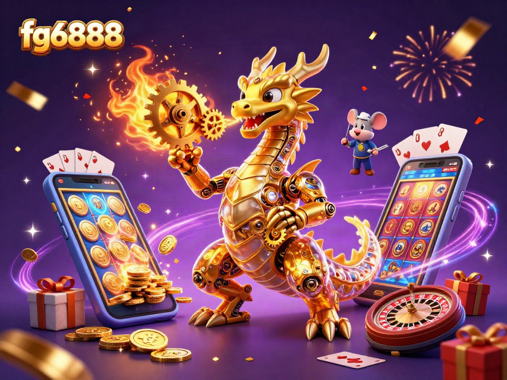 fg6888 triển khai trò chơi casino độc đáo với rồng vàng cơ khí và các yếu tố game phong phú