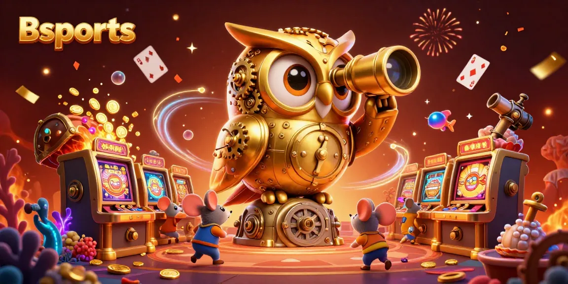 Experience thrilling bets at Bsports with vibrant casino illustration showcasing the excitement of gaming.