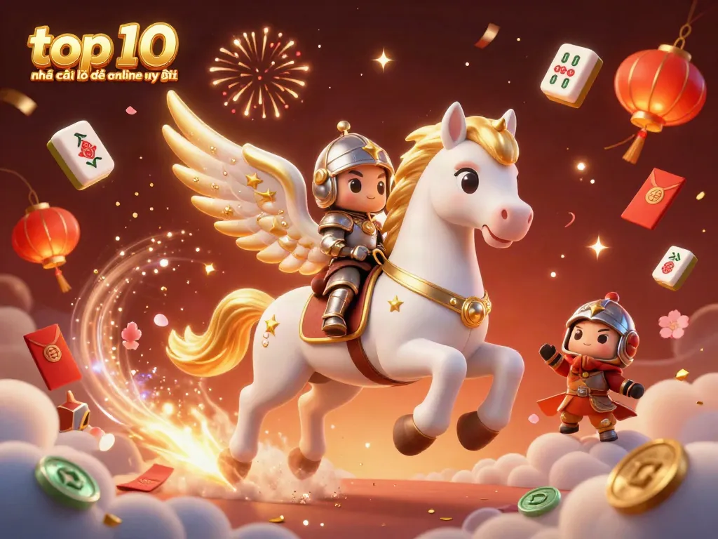 Set the stage for winning strategies with the top 10 nhà cái lô đề online uy tín, showcased in a vibrant 3D illustration.