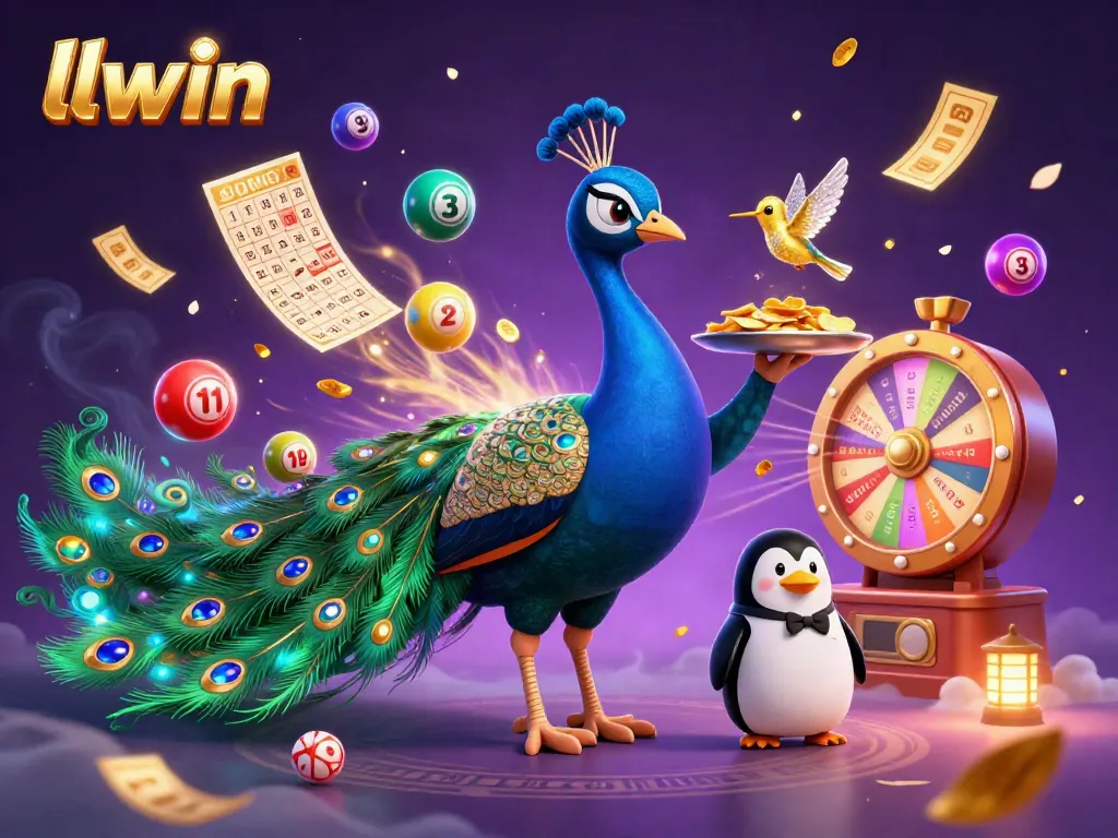 Experience the vibrant world of llwin with dynamic lottery elements in an energizing setting.