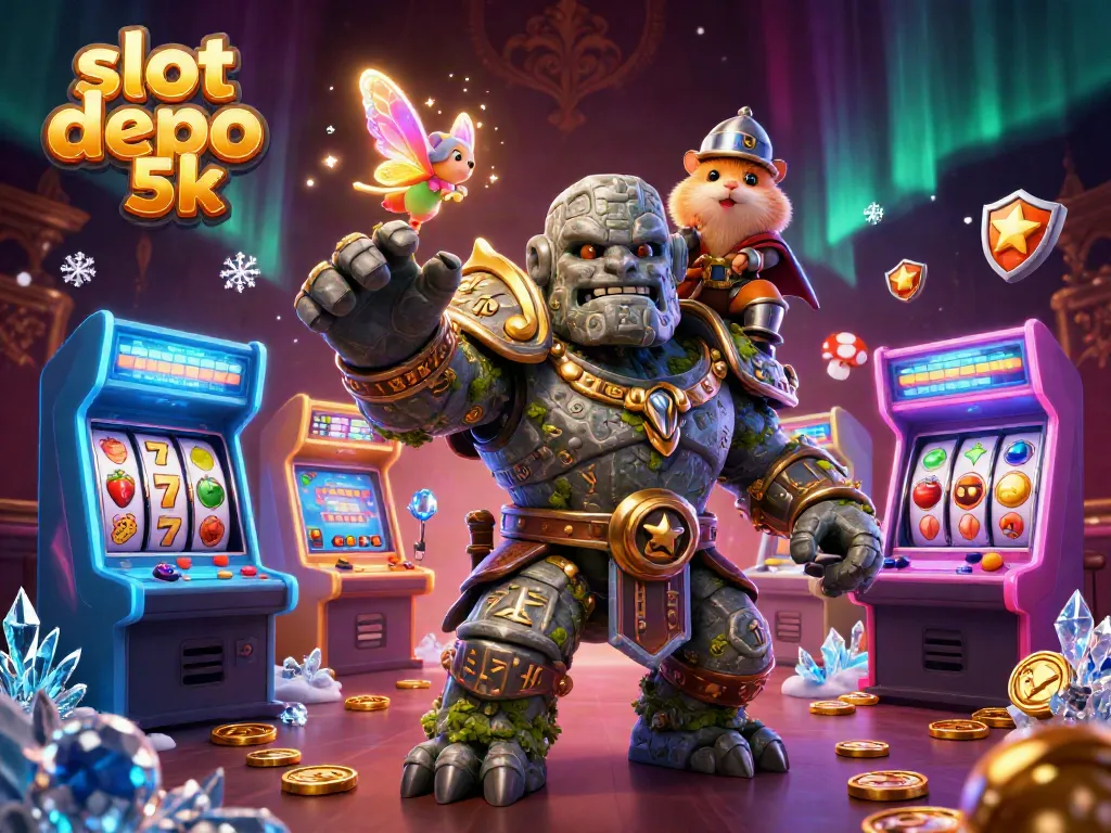 Experience the thrill of slot depo 5k with enchanting characters and exciting game elements.